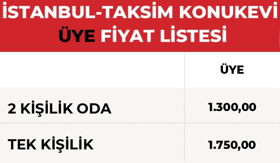 İstanbul Taksim Konukevi Yeni